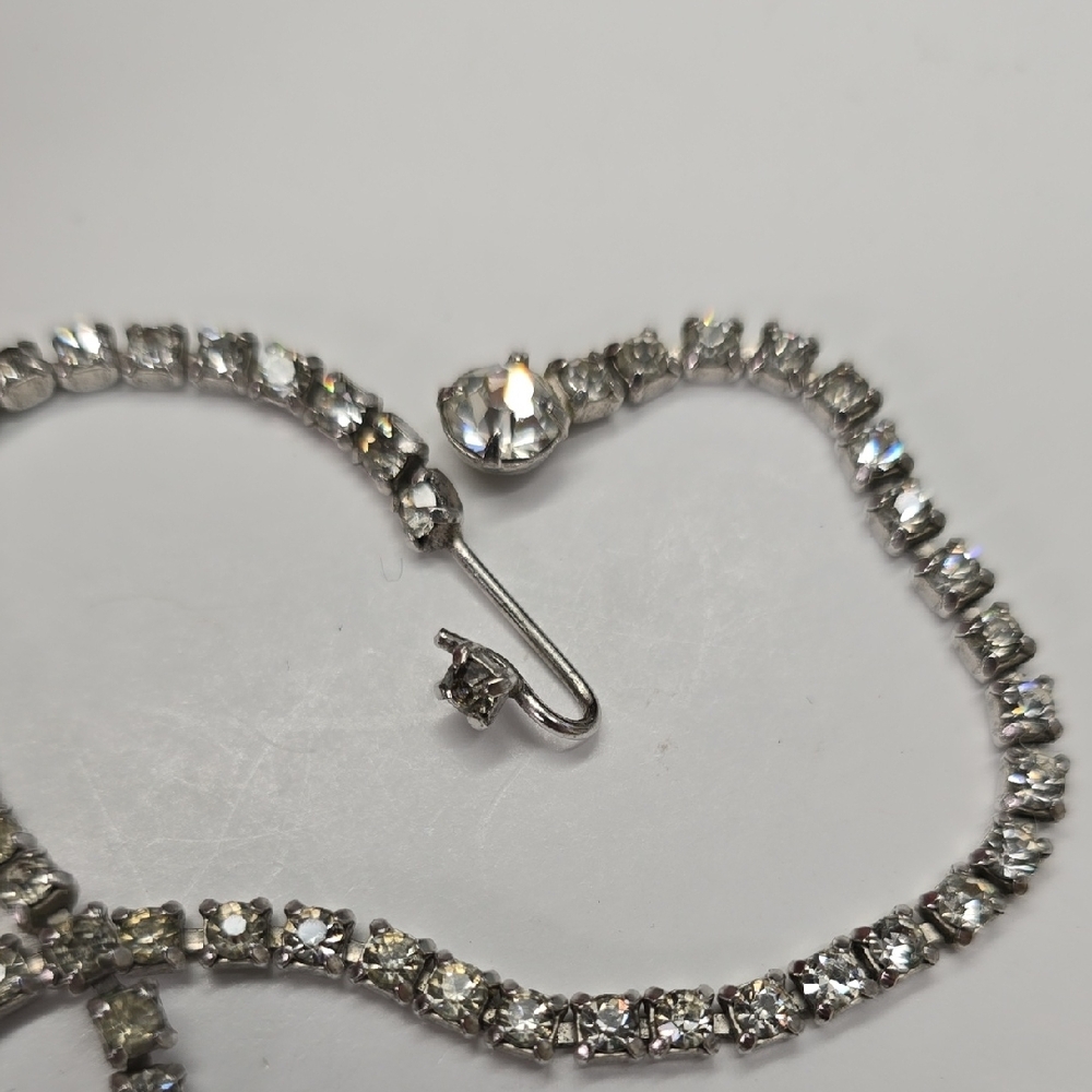 Vintage Rhinestone Necklace - Picture 7 of 7
